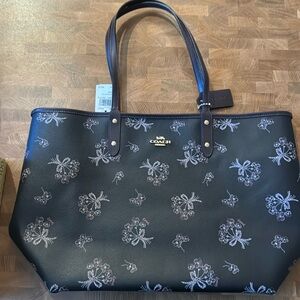 Coach reversible tote bag